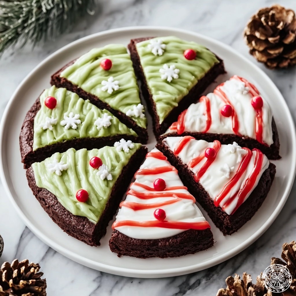 Irresistibly Festive Frosted Christmas Brownies Recipe - Recipe Image