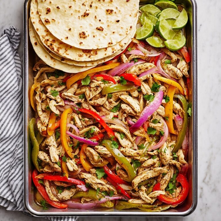 Sheet Pan Chicken Fajitas Recipe