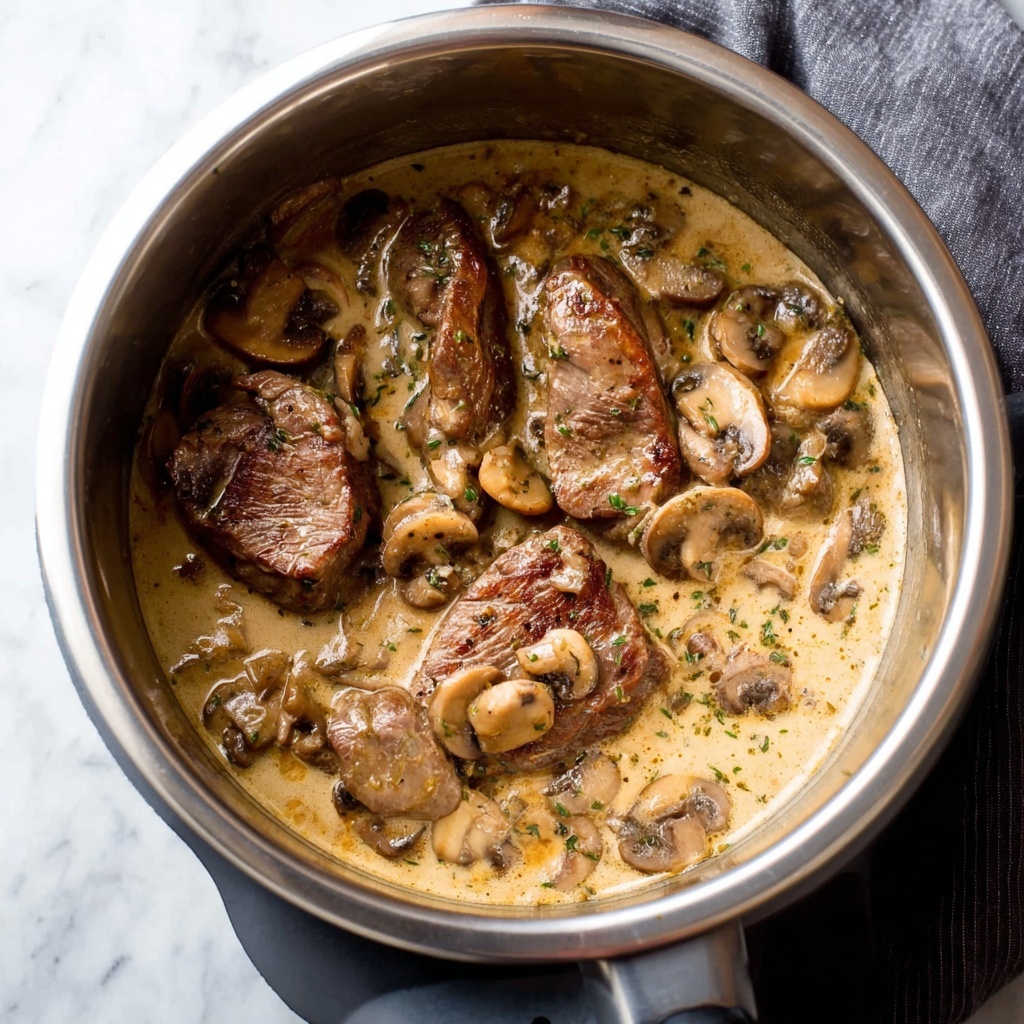 Instant Pot Mushroom Pork Chops Recipe - Recipe Image