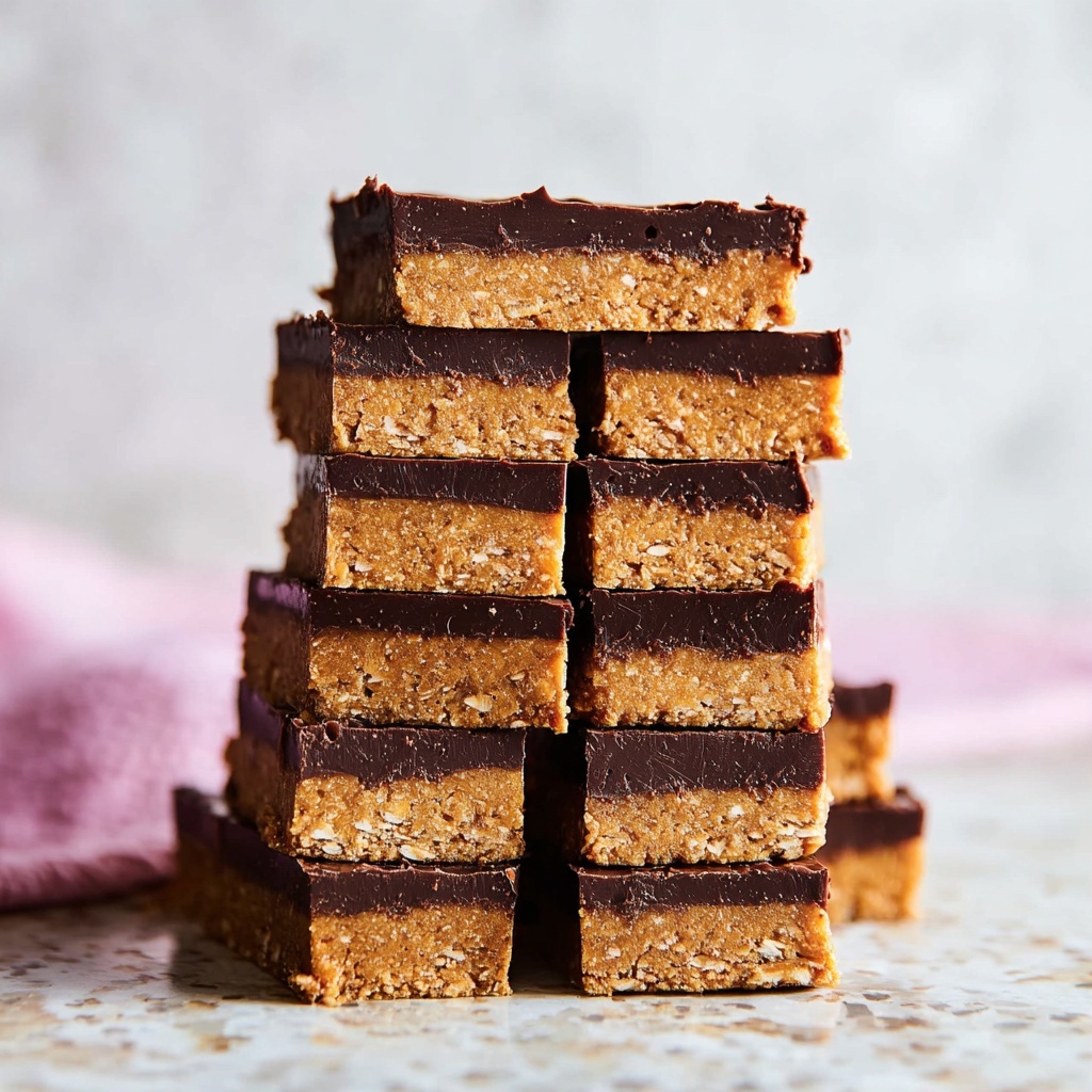 No Bake Chocolate Peanut Butter Bars Recipe - Recipe Image