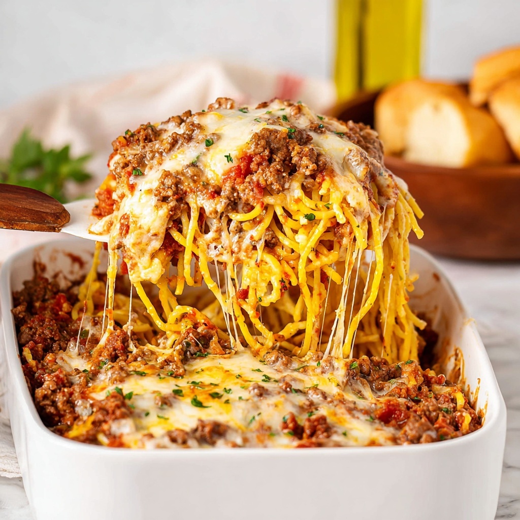 Baked Spaghetti Casserole Recipe - Recipe Image