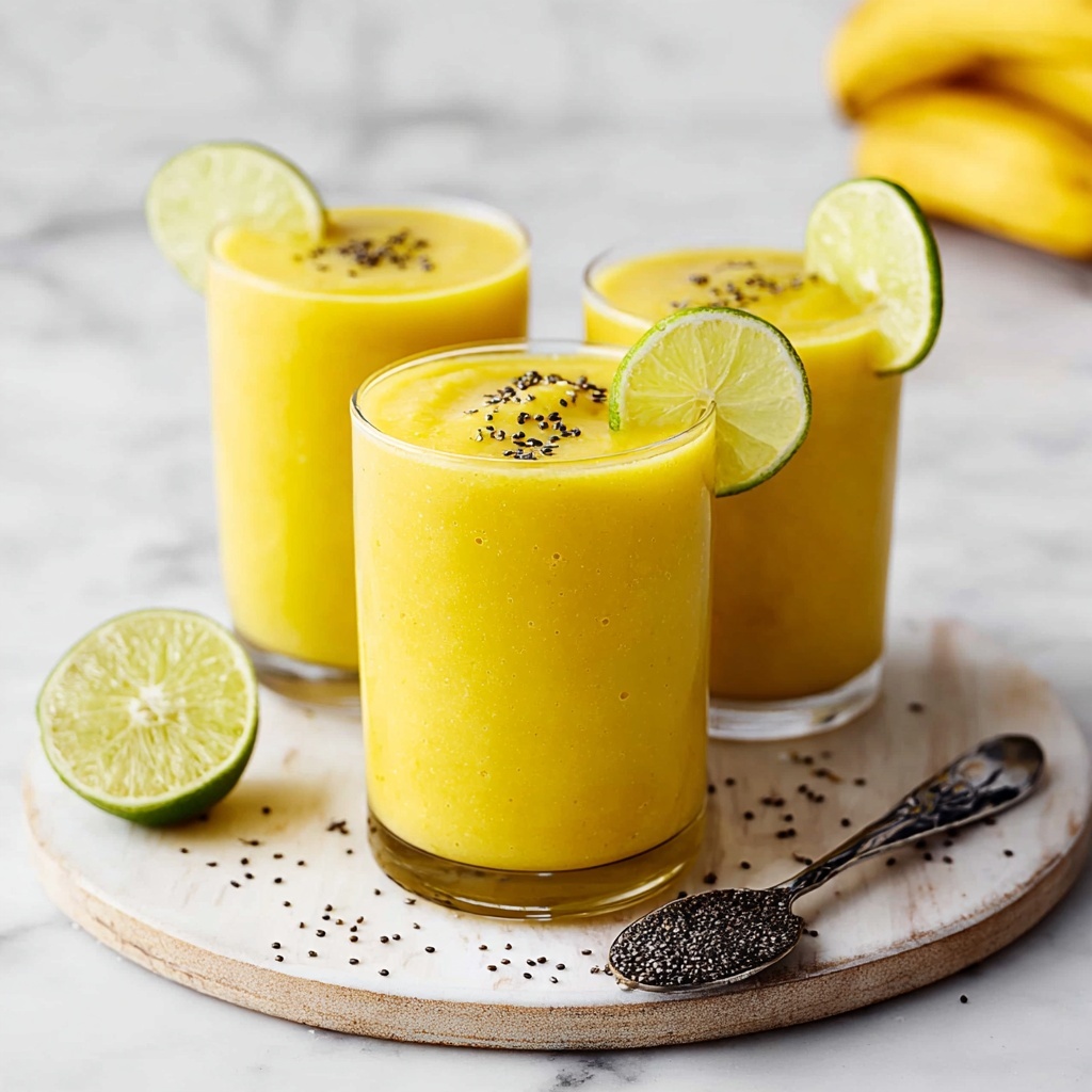 Banana Mango Smoothie Recipe - Recipe Image