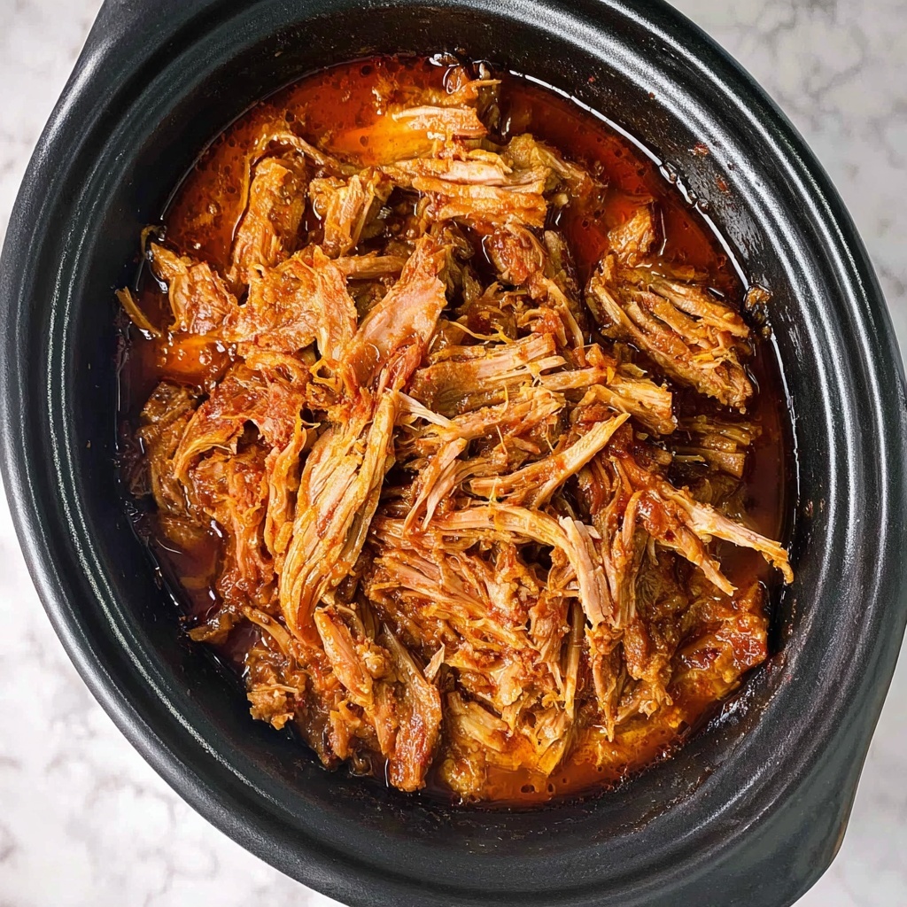 Slow Cooker Pineapple BBQ Pulled Pork Recipe - Recipe Image