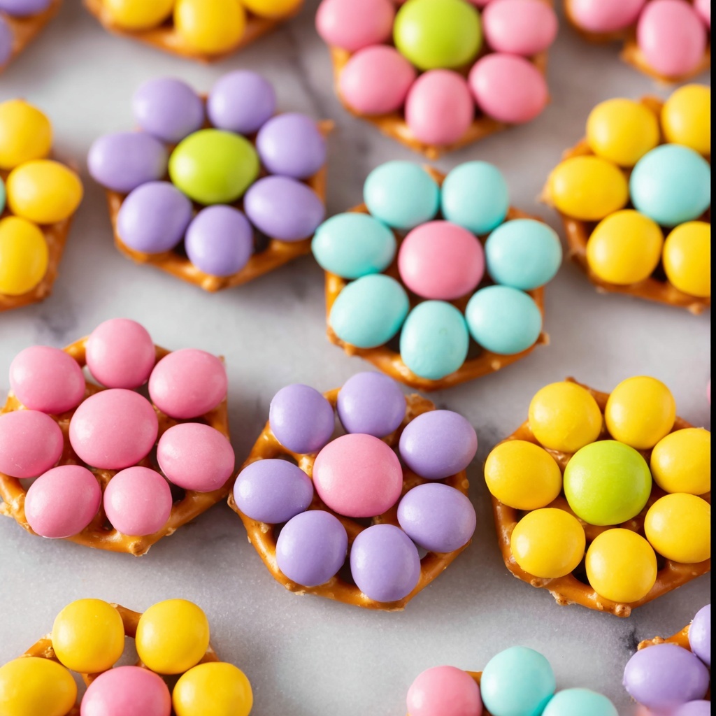 Flower Pretzel Bites Recipe - Recipe Image