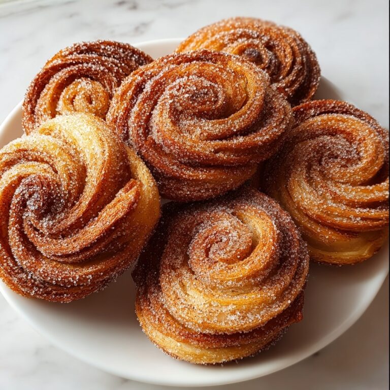 Warm Cinnamon Sugar Churro Cruffins Recipe