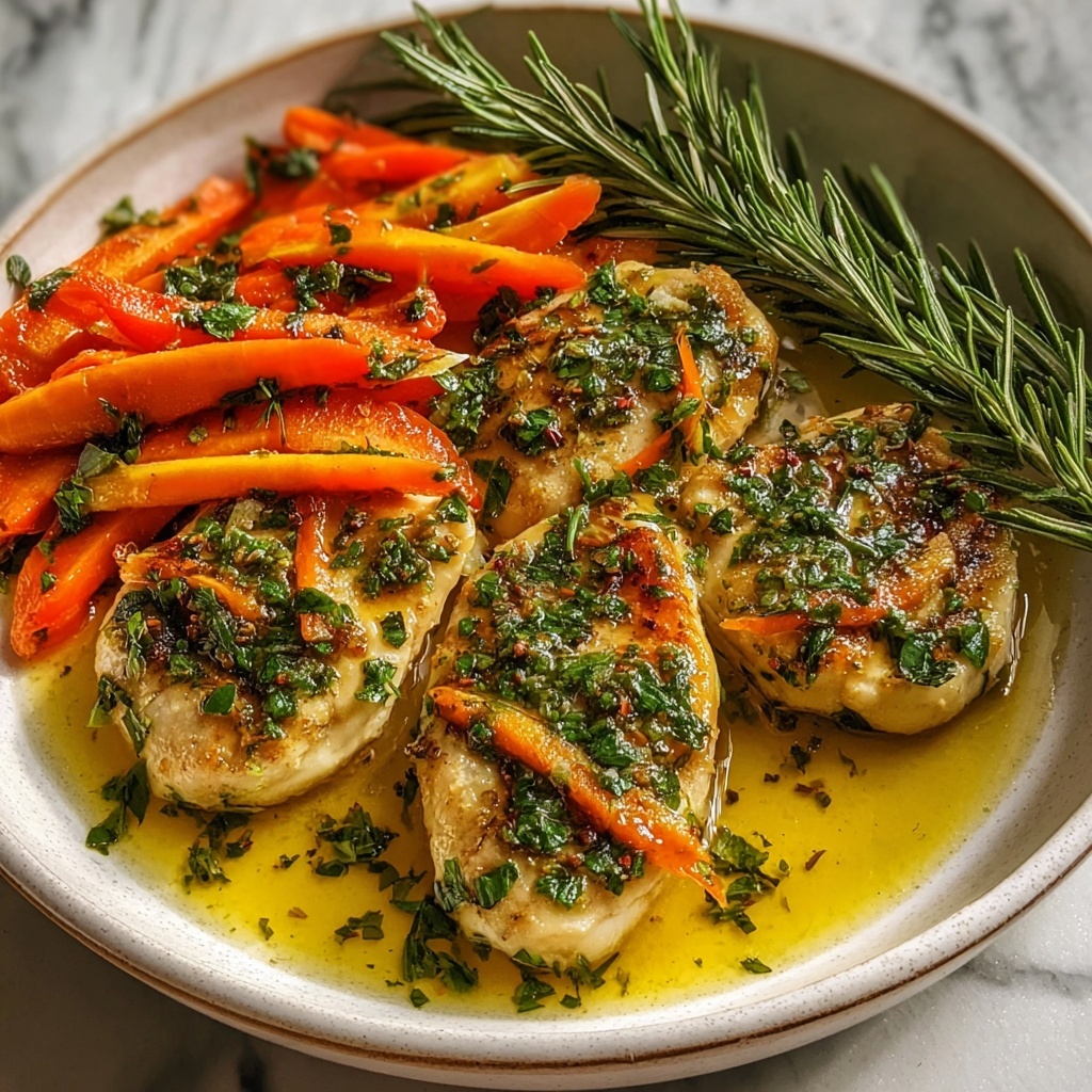 Garlic Herb Chicken with Honey-Butter Carrot Medley Recipe - Recipe Image