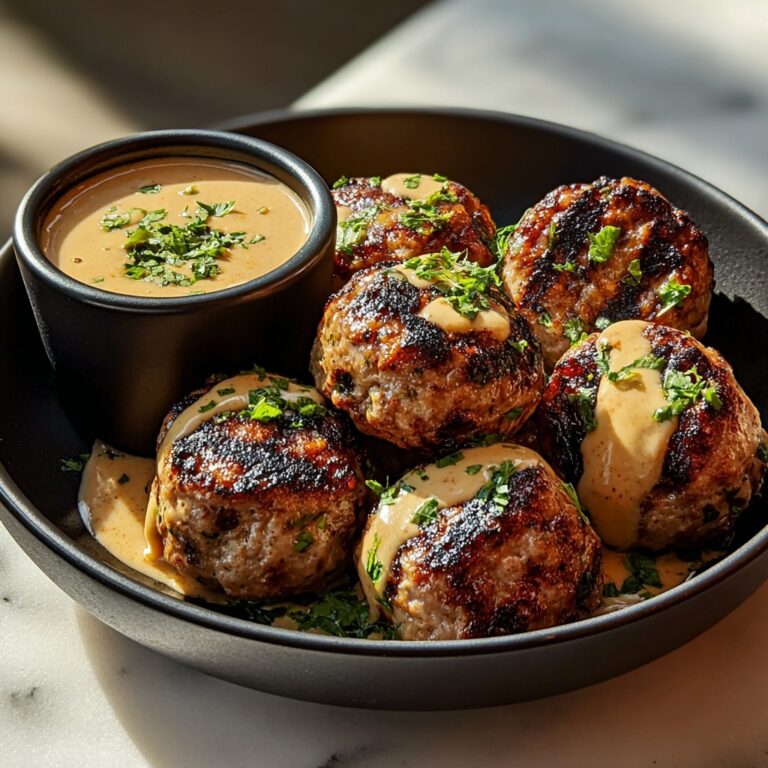 Korean BBQ Meatballs with Spicy Mayo Dip Recipe