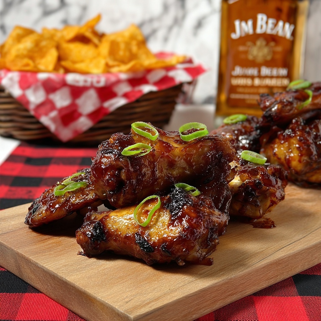 Kentucky Bourbon Chicken Wings Recipe - Recipe Image