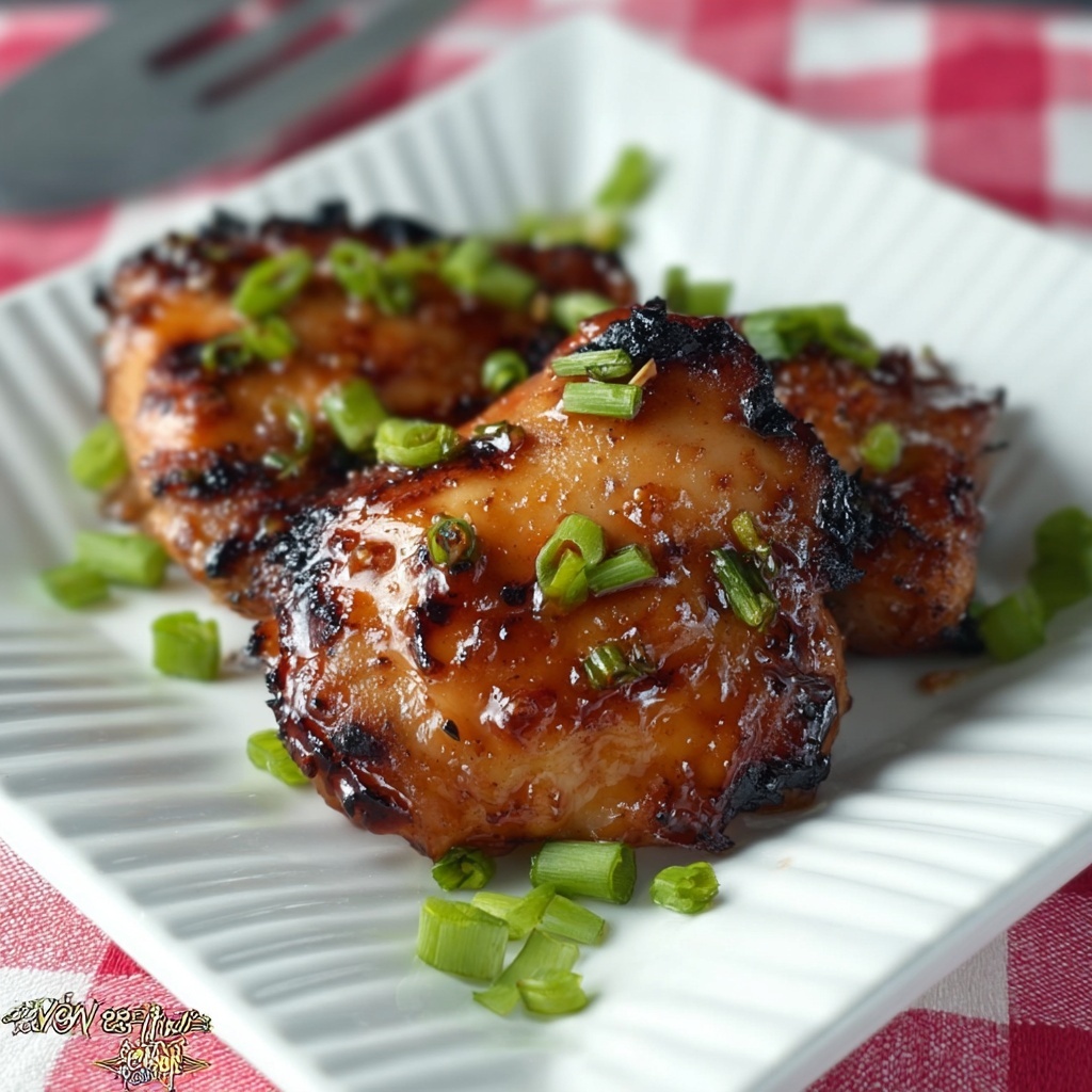 Baked Teriyaki Chicken Thighs Recipe - Recipe Image