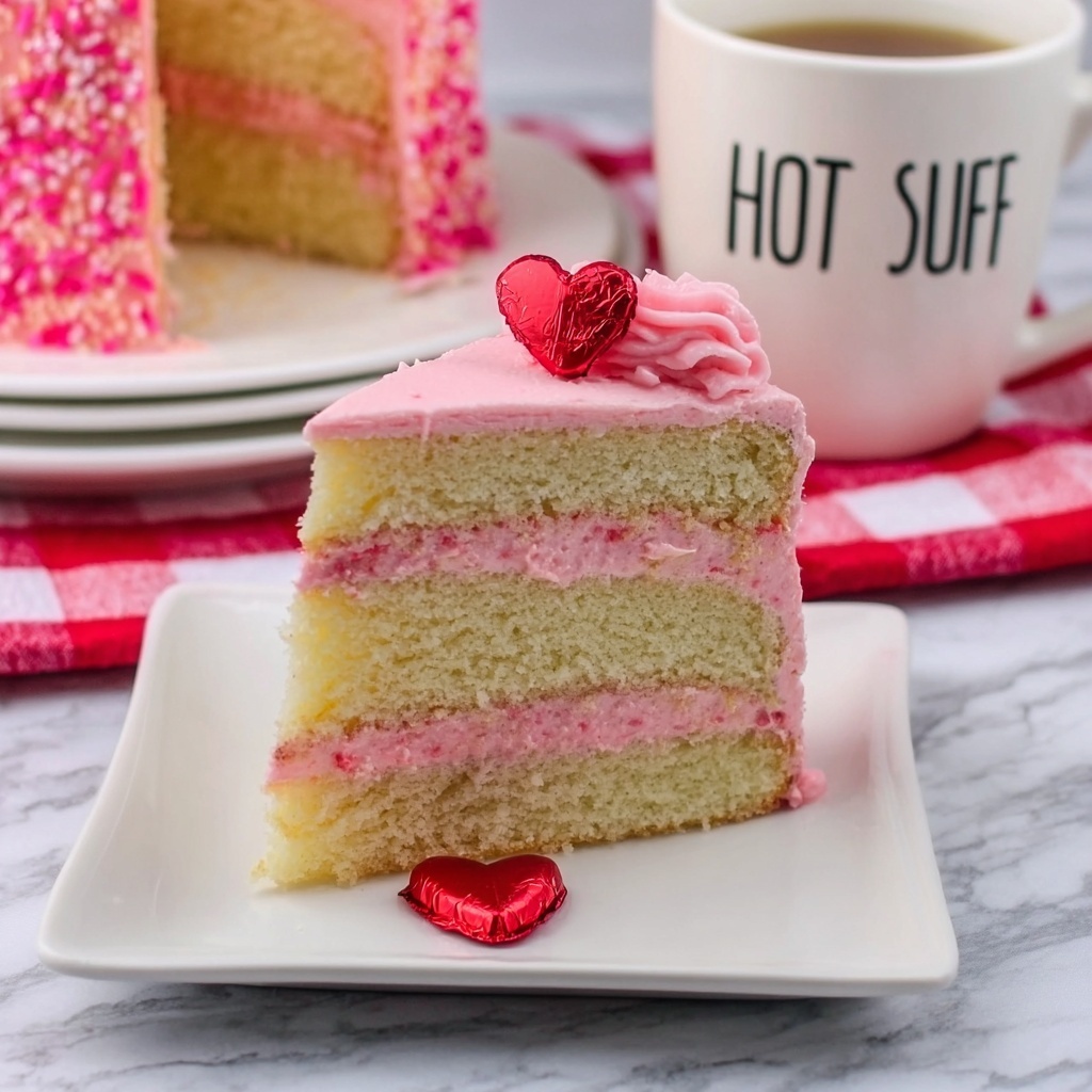 Cinnamon Valentine Cake with Vanilla Buttercream Recipe - Recipe Image