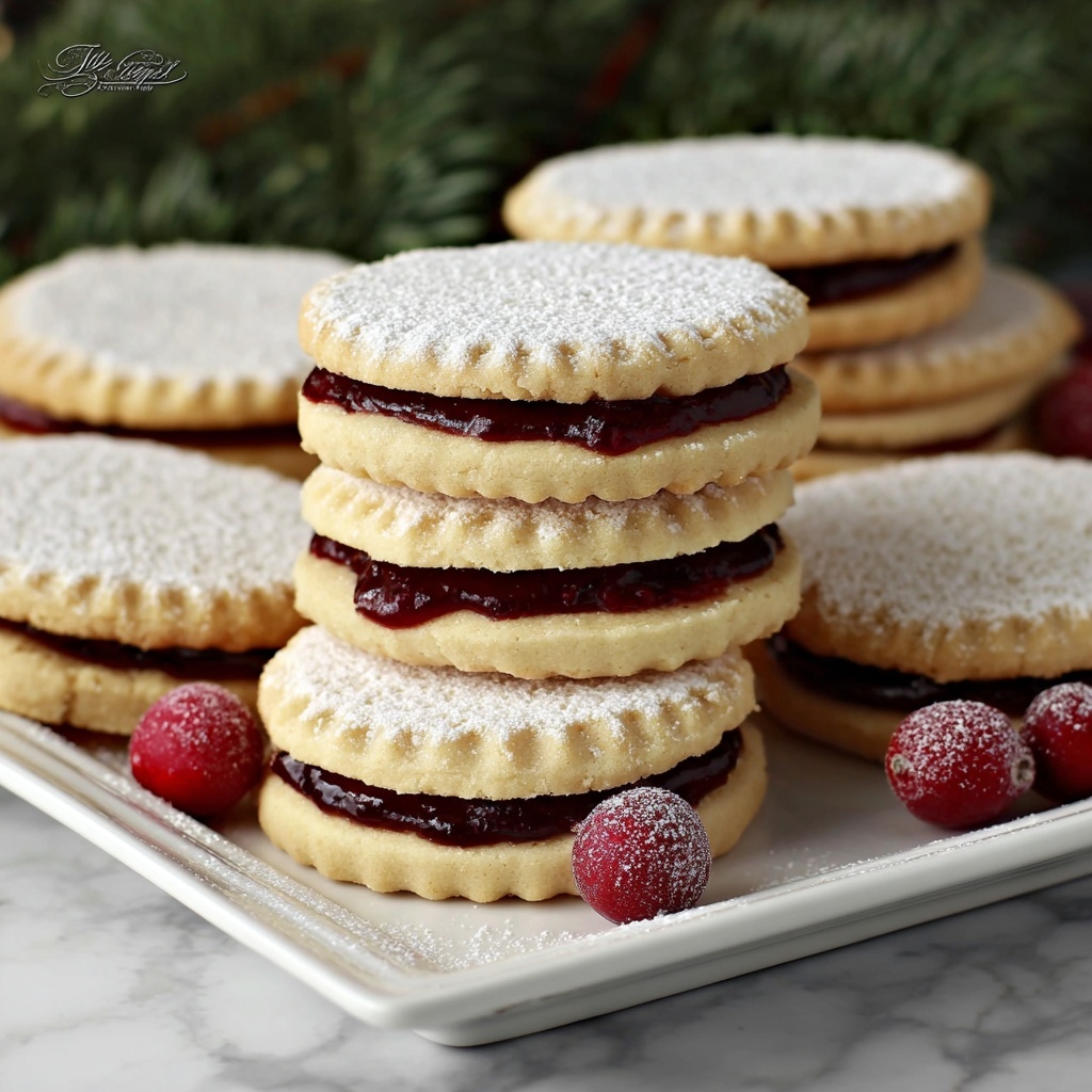 Cranberry Sandwich Cookies Recipe - Recipe Image