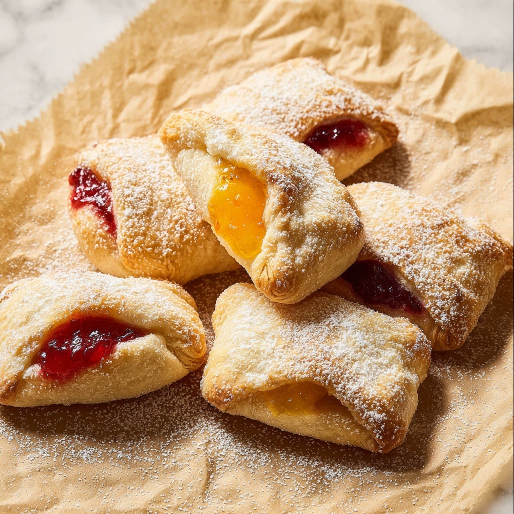 Kolaczki Cookies with Strawberry Jam Recipe - Recipe Image