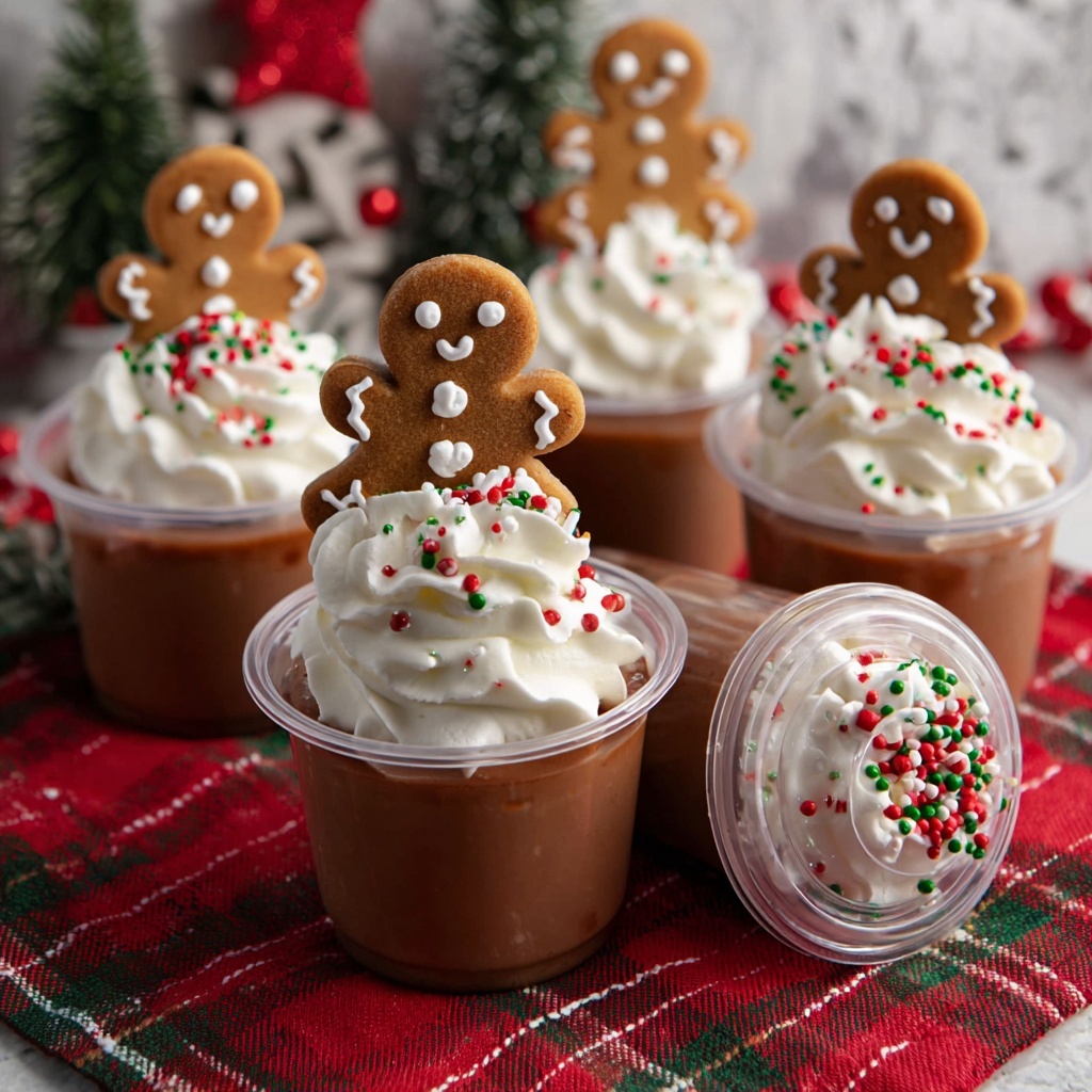 Gingerbread Jello Shots Recipe - Recipe Image