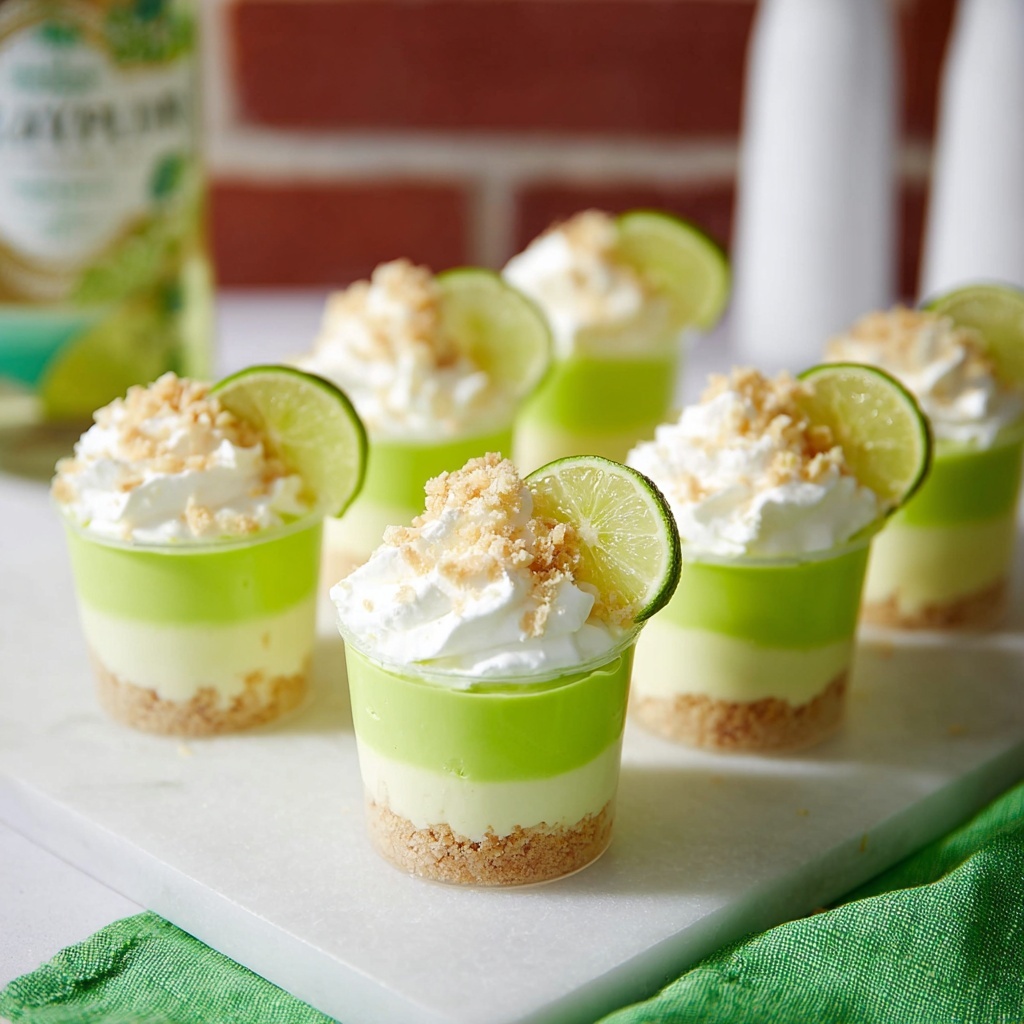 Key Lime Pie Pudding Shots Recipe - Recipe Image