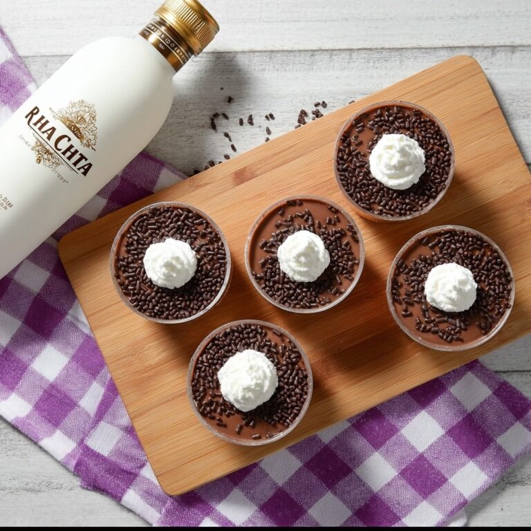 Rumchata Chocolate Pudding Shots Recipe