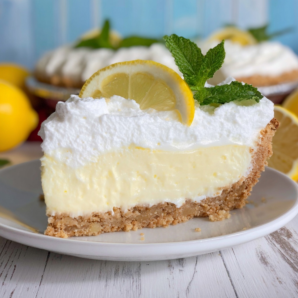 No Bake Lemon Cheesecake Recipe - Recipe Image