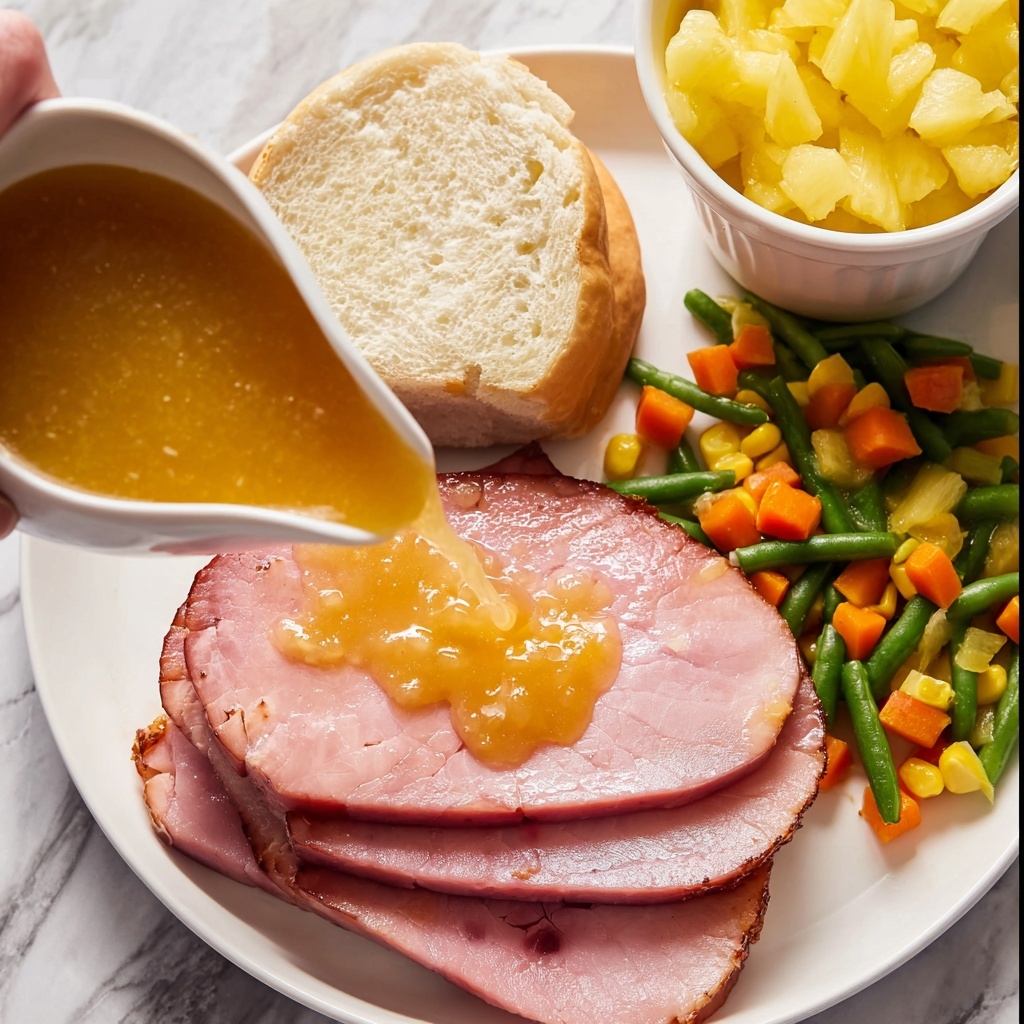 Pineapple Glaze for Baked Ham Recipe - Recipe Image