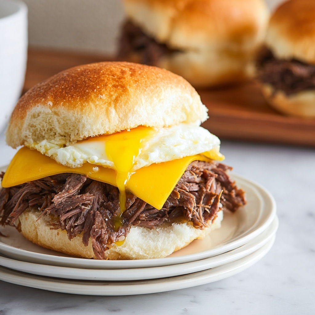 Steak, Egg, and Cheese Bagel Sandwich with Dill-Mayonnaise Sauce Recipe - Recipe Image