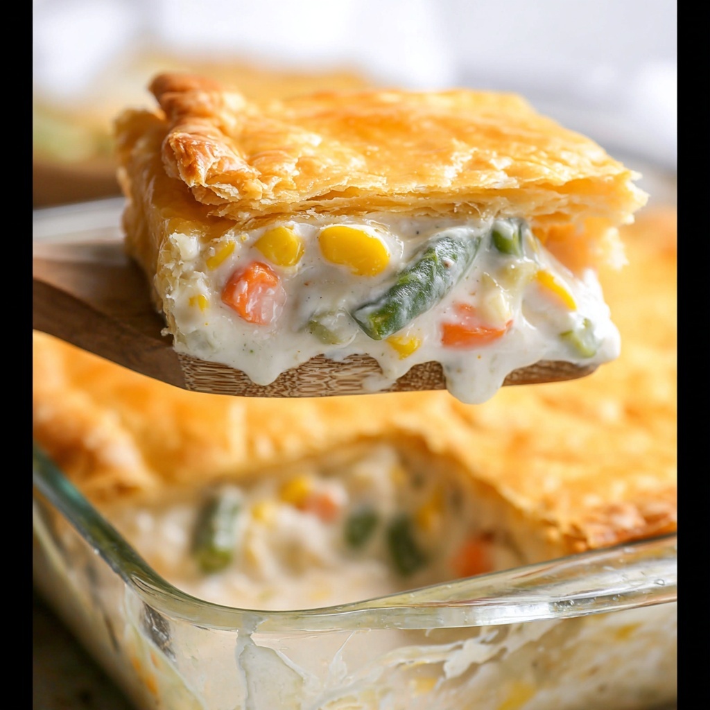 Easy Chicken Pot Pie Casserole with Crescents Recipe - Recipe Image