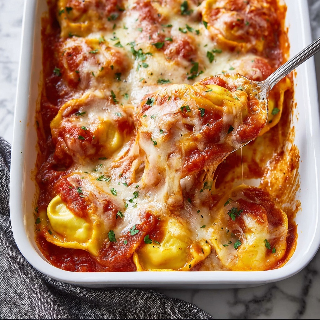Baked Ravioli with Marinara and Parmesan Recipe - Recipe Image
