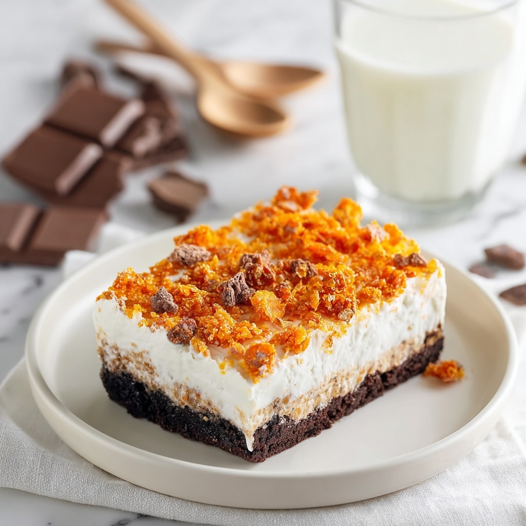 Butterfinger Poke Cake Recipe - Recipe Image