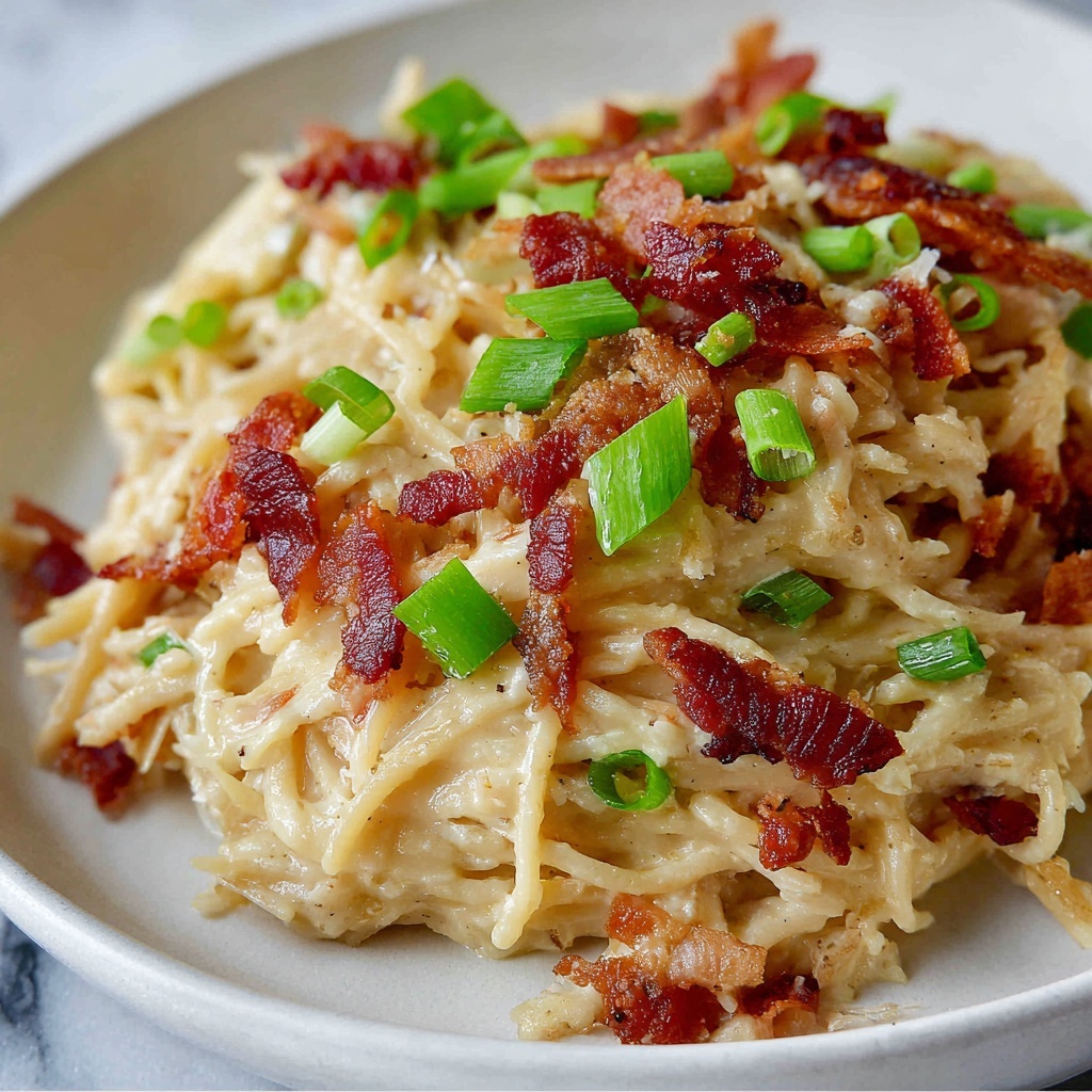 Baked Cheesy Bacon Spaghetti Recipe - Recipe Image