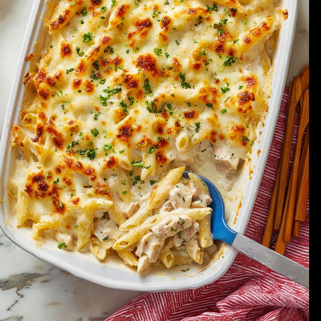Chicken Alfredo Bake Recipe - Recipe Image