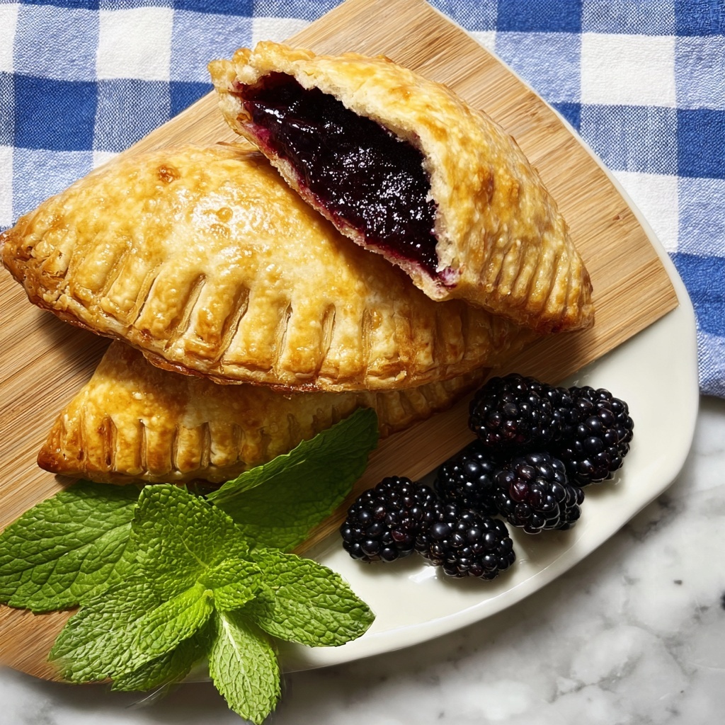 Air Fryer Blackberry Hand Pies Recipe - Recipe Image