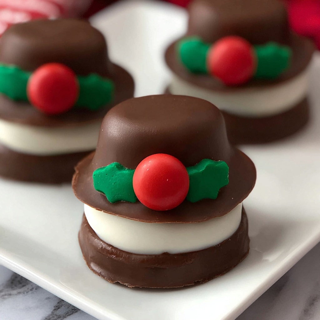 Snowman Hat Cookies Recipe - Recipe Image