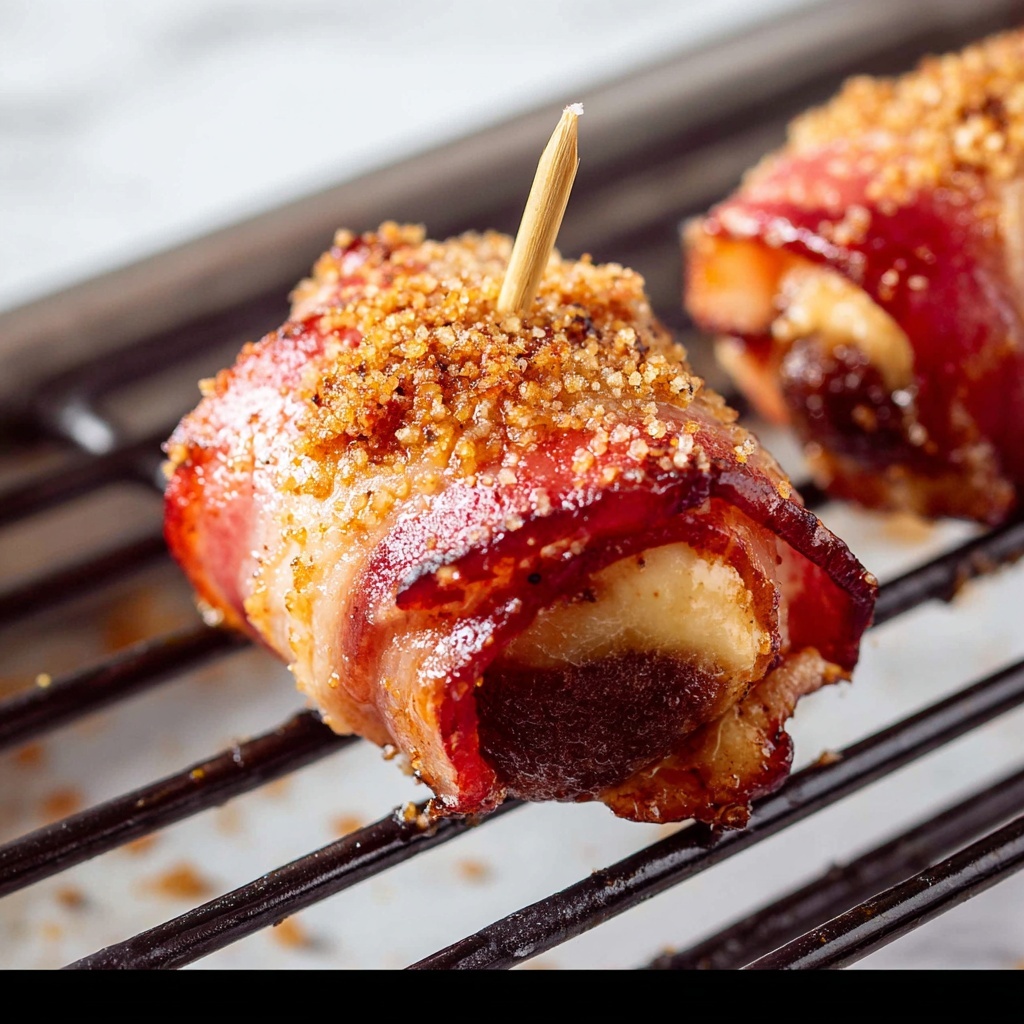 Bacon-Wrapped Dates Stuffed with Goat Cheese and Spiced Brown Sugar Recipe - Recipe Image