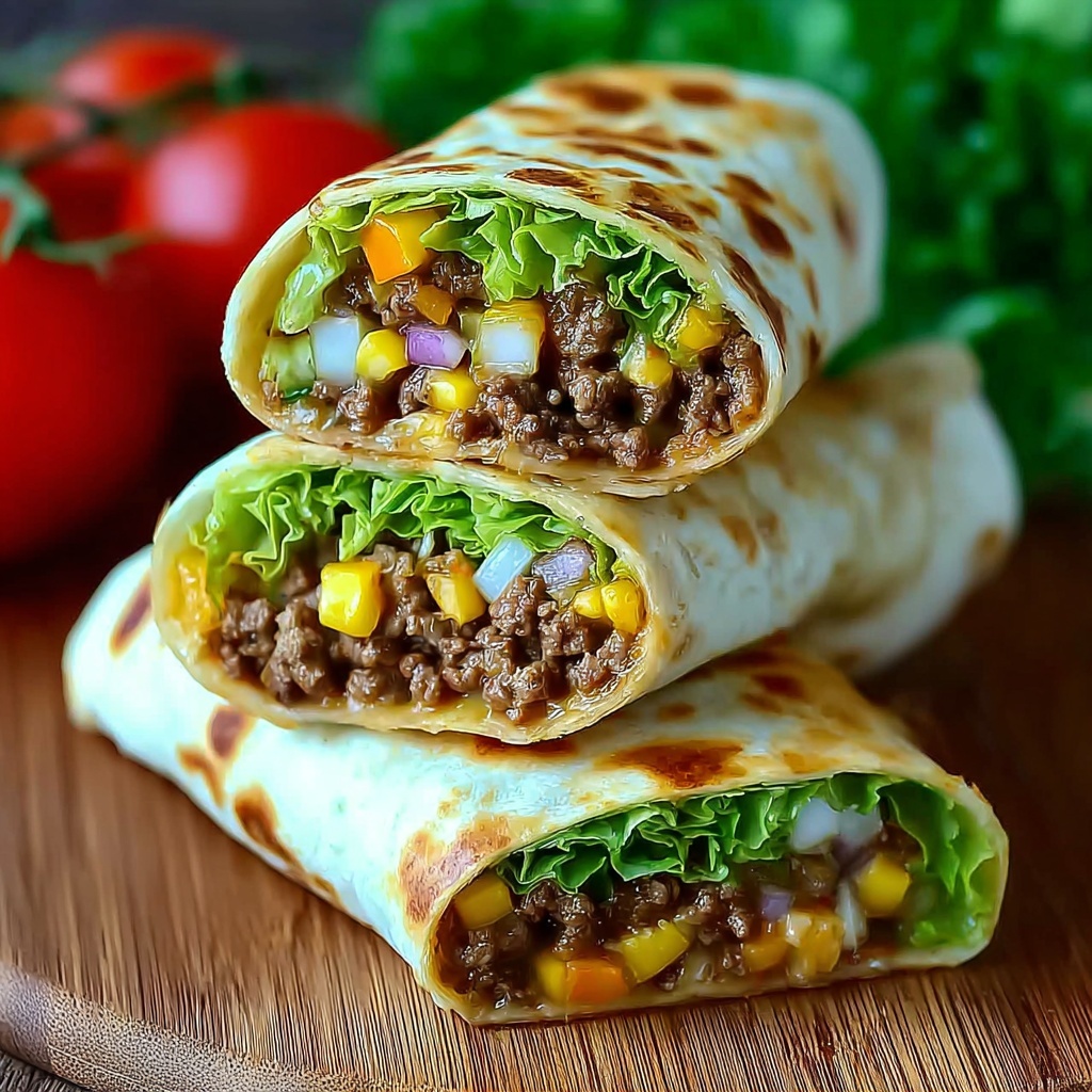 Delicious Big Mac Wraps for a Guilt-Free Indulgence Recipe - Recipe Image