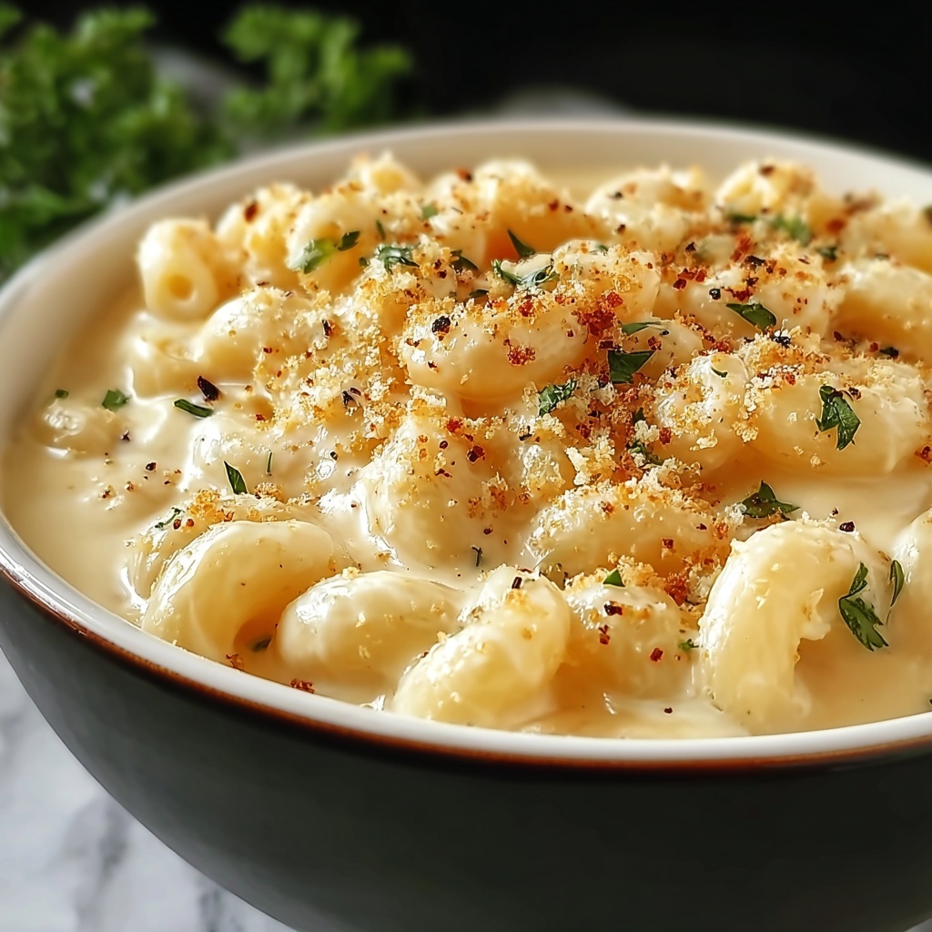 Creamy Mac and Cheese Soup for Ultimate Comfort Nights Recipe - Recipe Image