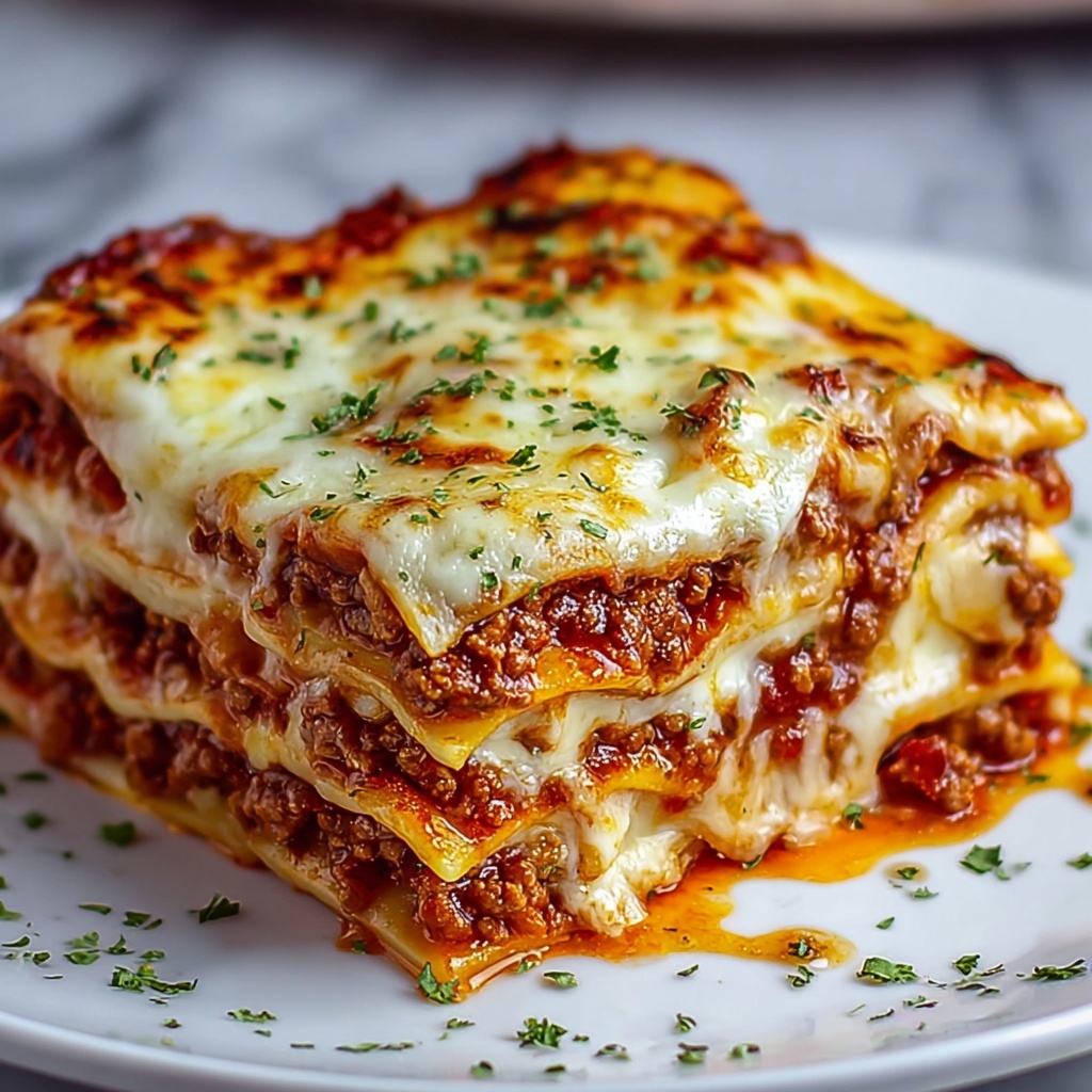Creamy Million Dollar Italian Lasagna for Ultimate Comfort Recipe - Recipe Image