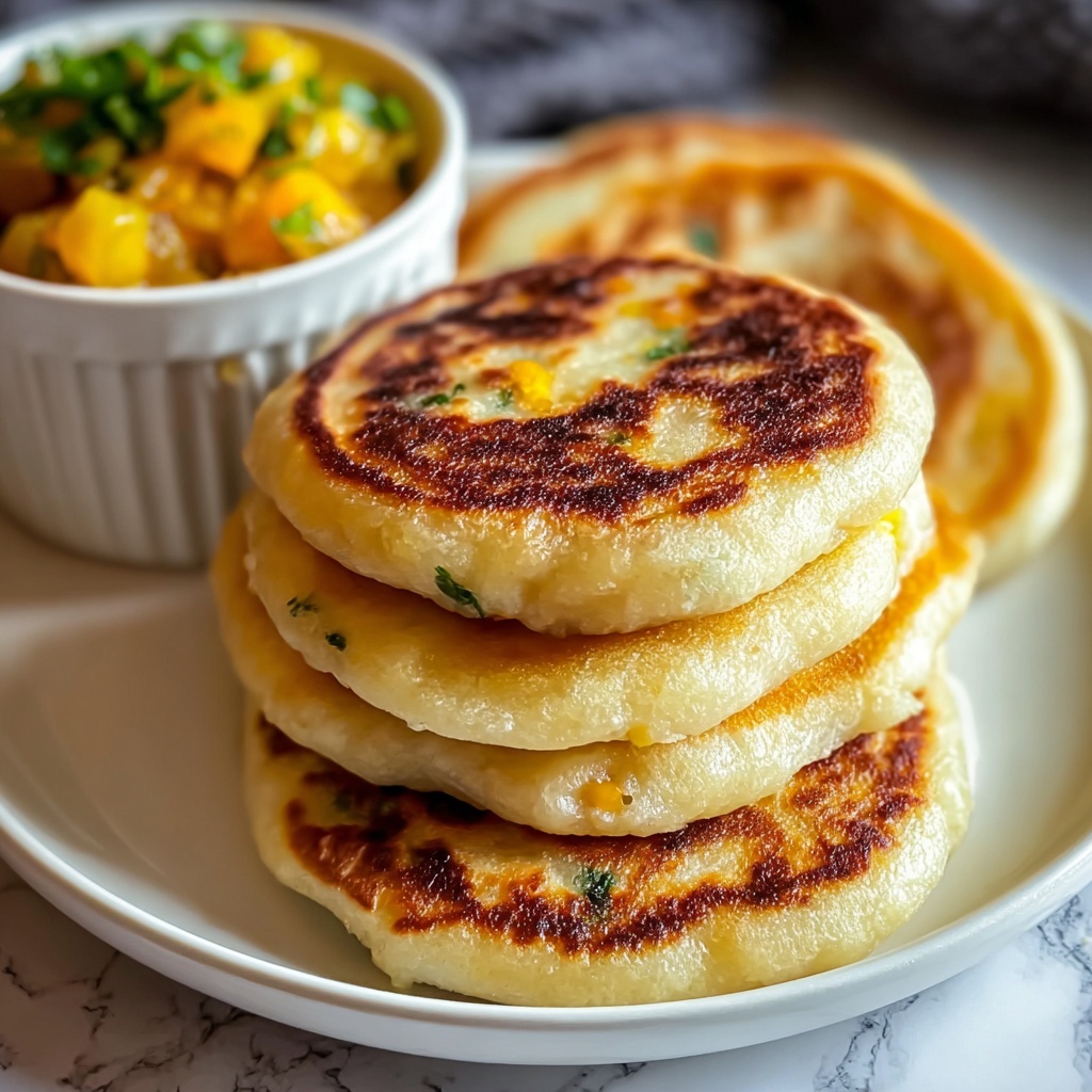 Gooey Homemade Masa Cheese Pupusas That Melt in Your Mouth Recipe - Recipe Image