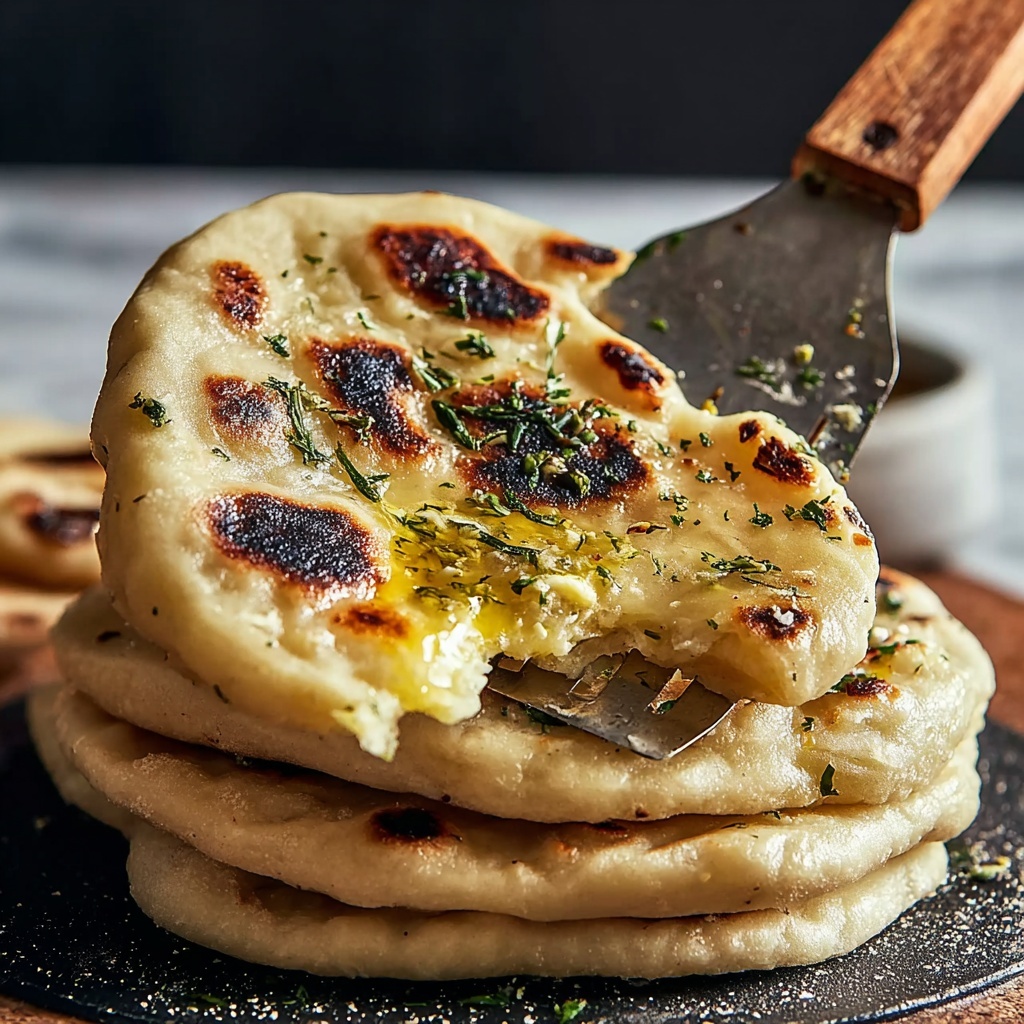 Fluffy Authentic Naan Recipe for Ultimate Comfort Food Recipe - Recipe Image