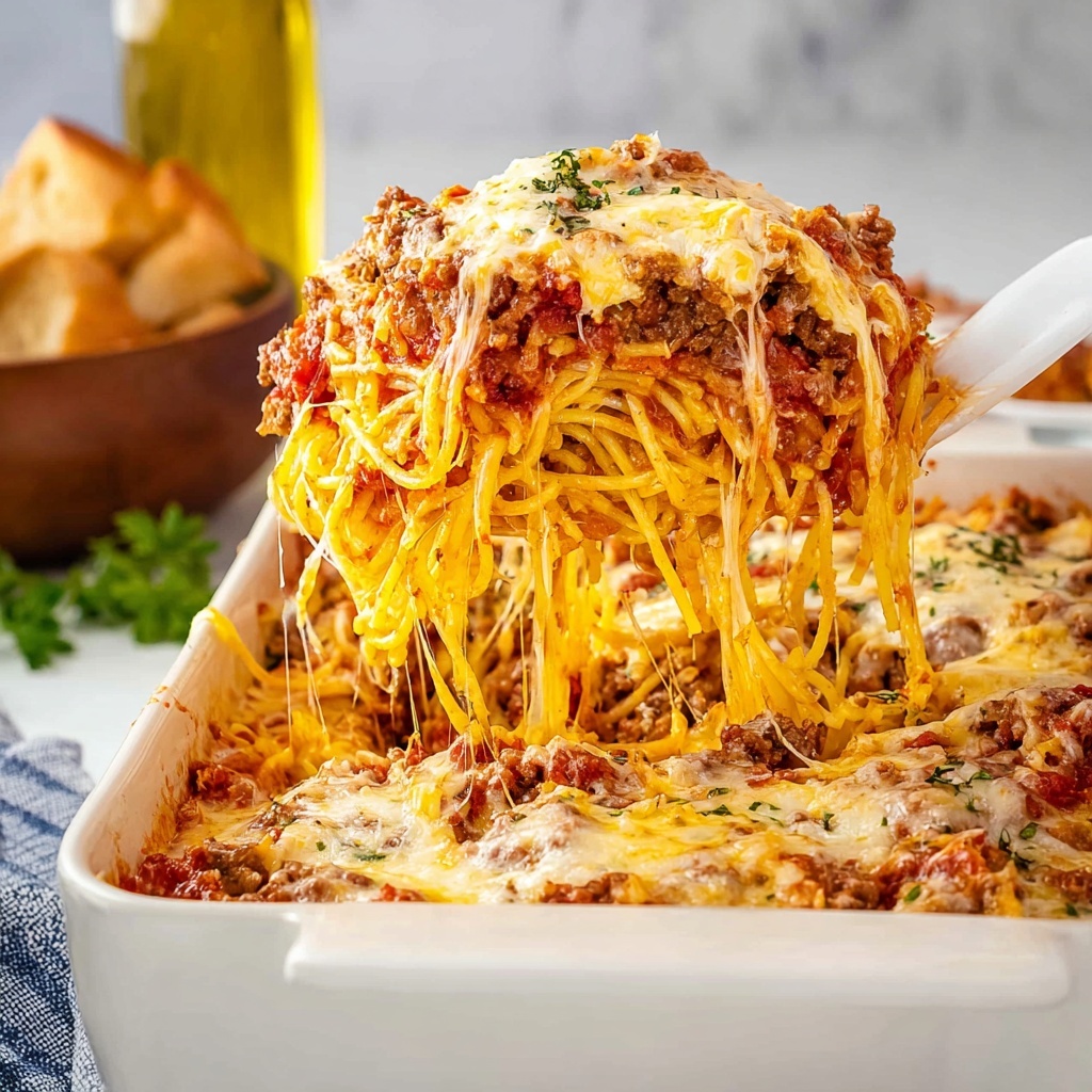 Baked Spaghetti Casserole Recipe - Recipe Image