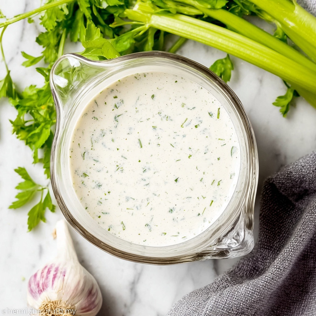 Homemade Ranch Salad Dressing Recipe - Recipe Image