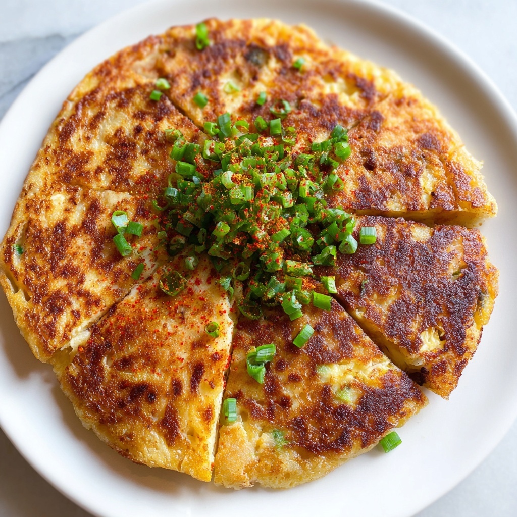 Korean Cheese Pancake Recipe - Recipe Image