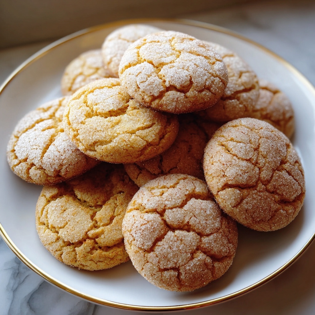 Chewy Pumpkin Snickerdoodle Cookies Recipe - Recipe Image