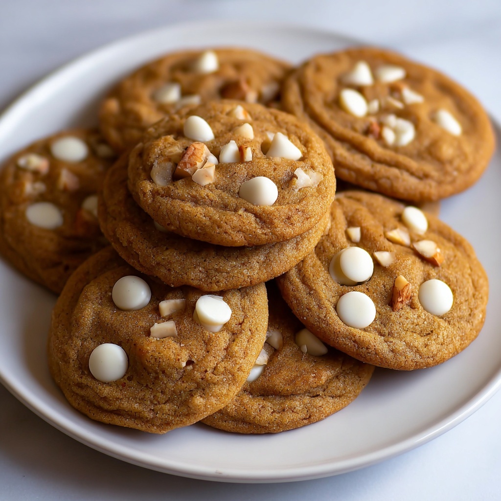 Pumpkin White Chocolate Chip Cookies Recipe - Recipe Image