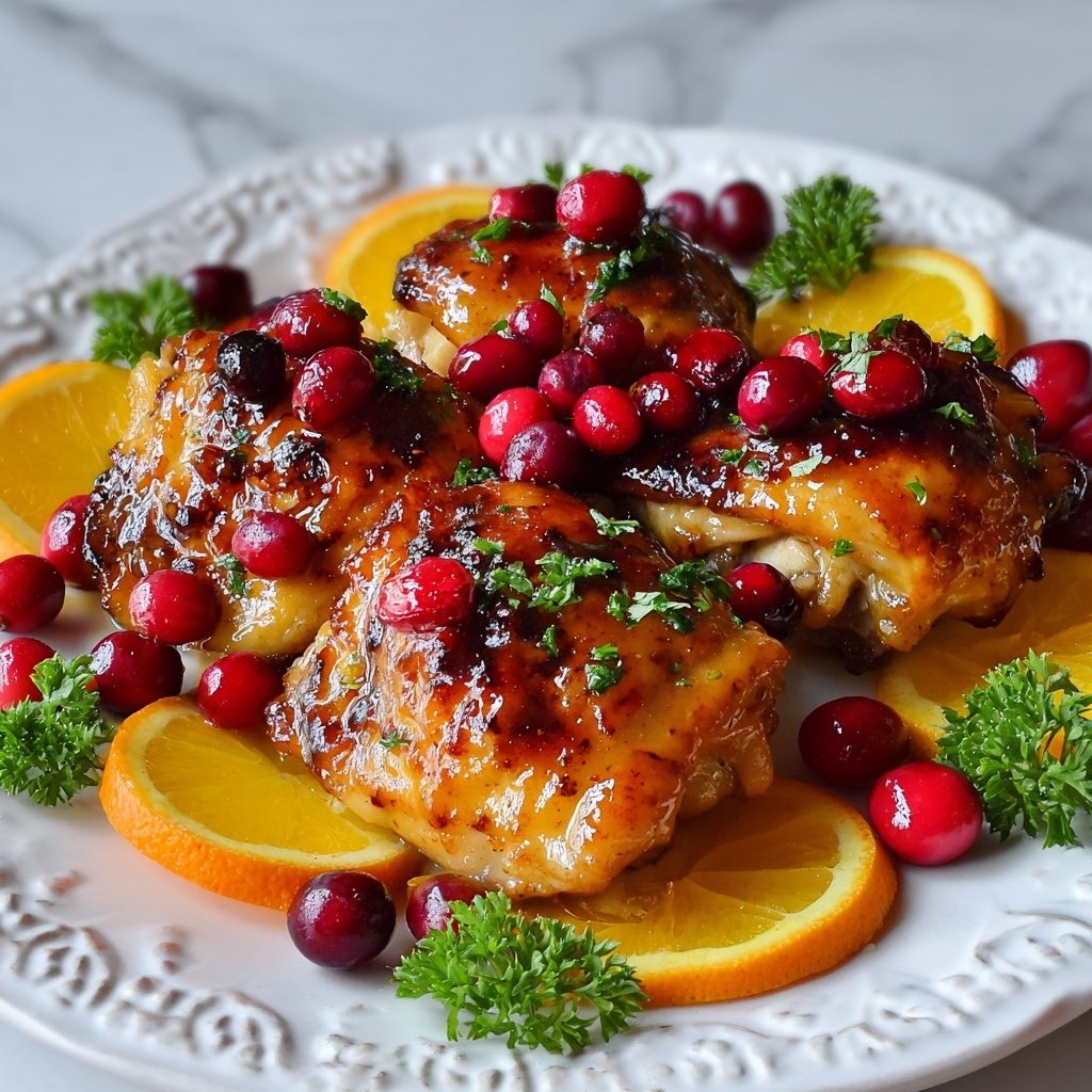 Cranberry Orange Chicken Recipe - Recipe Image