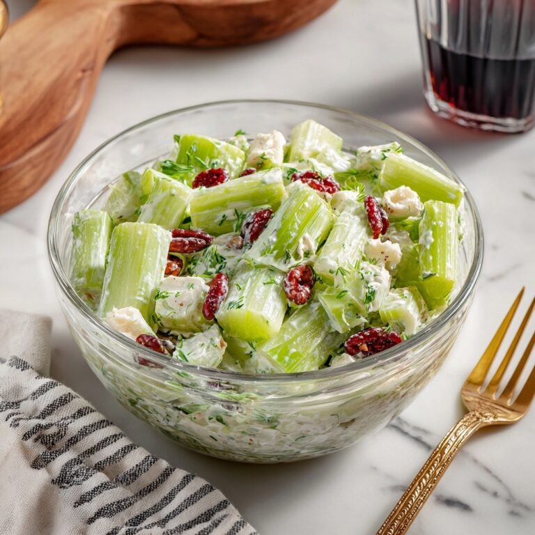 Celery Salad with Cherry Tomatoes, Cucumber, and Lemon Dressing Recipe