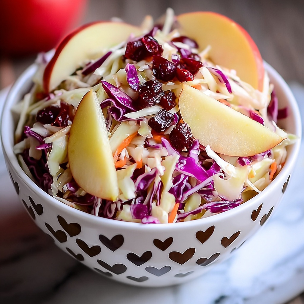 Cranberry Apple Coleslaw Recipe - Recipe Image