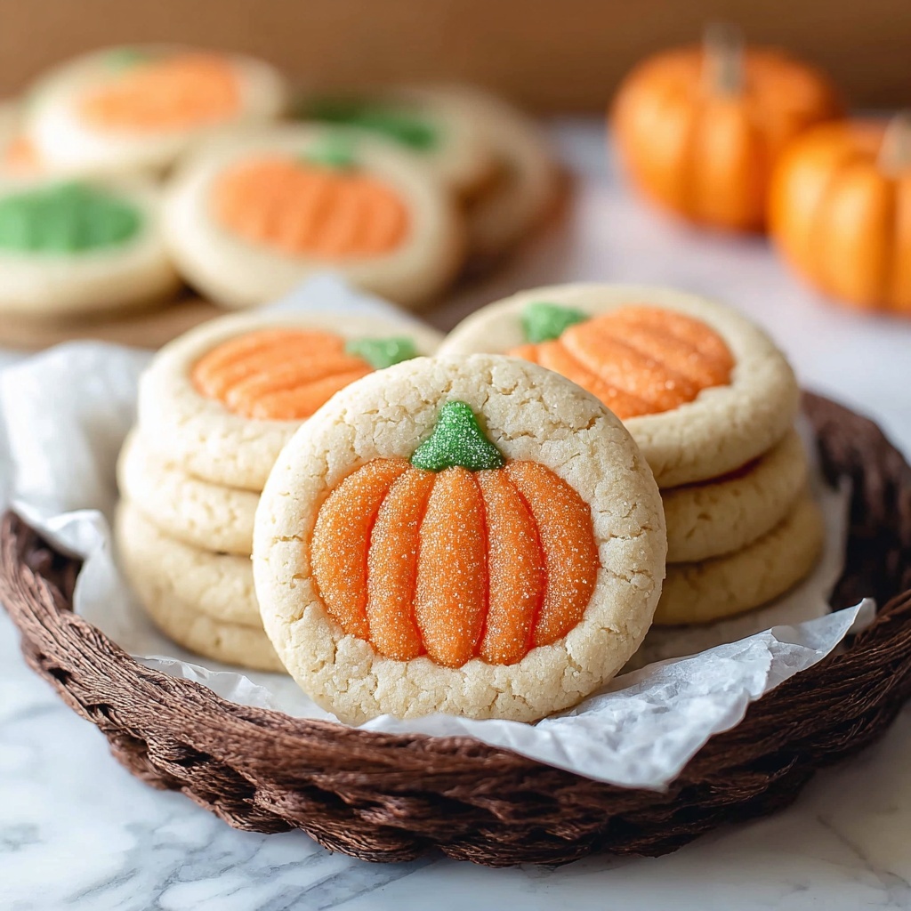 Easy Copycat Vegan Pumpkin Sugar Cookies Recipe - Recipe Image