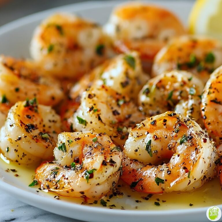 Garlic Parmesan Roasted Shrimp Recipe