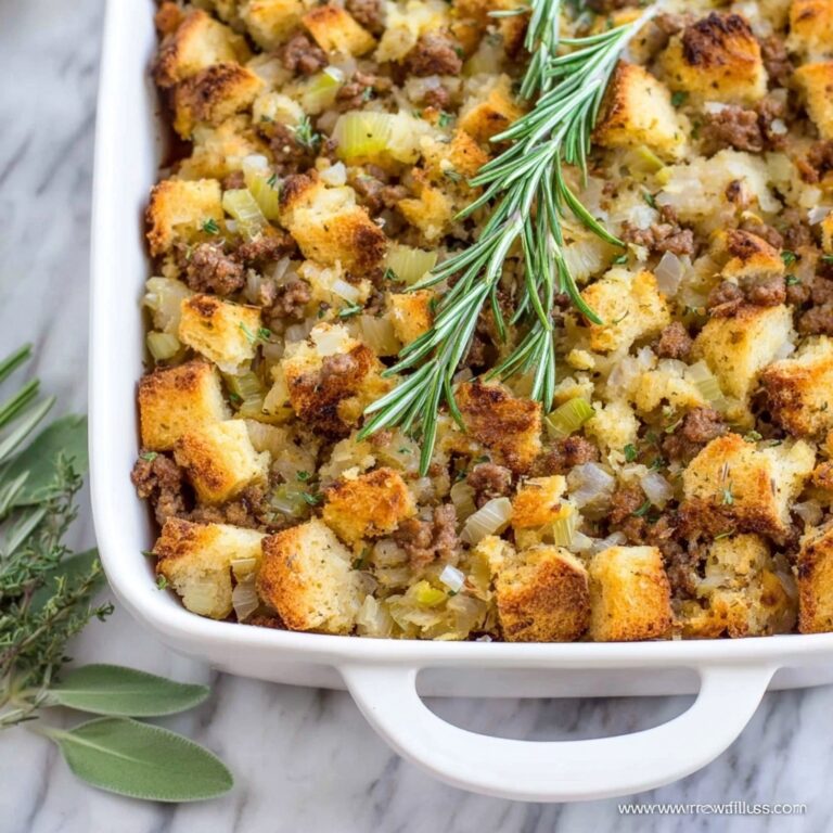 Best Sausage & Herb Stuffing Recipe
