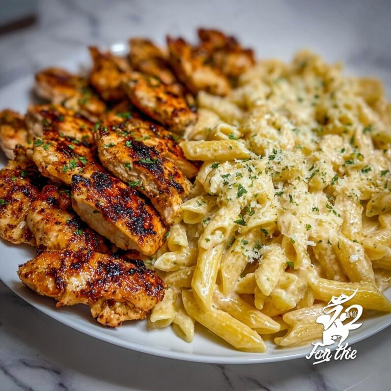Cajun Garlic Butter Chicken Penne in Creamy Parmesan Sauce Recipe