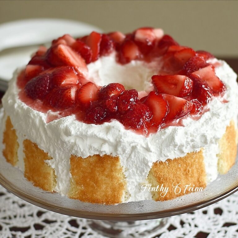 Strawberry Angel Cake Recipe