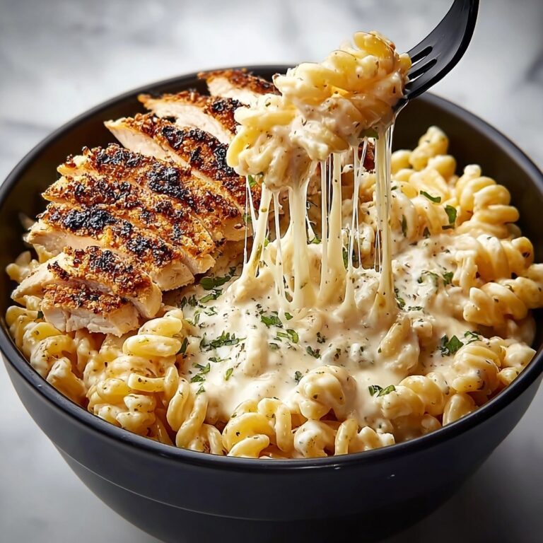 Creamy Chicken Alfredo Pasta Bowls Recipe