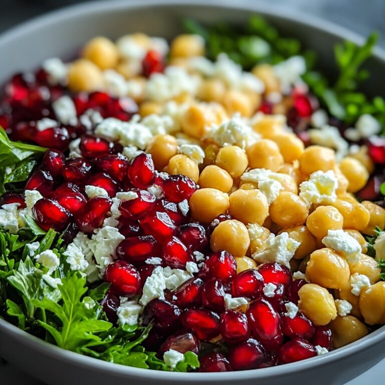 Feta & Cranberry Chickpeas with Lemon Vinaigrette Recipe